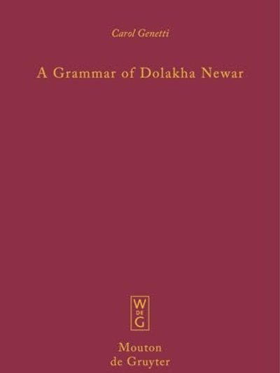 A grammar of Dolakha Newar