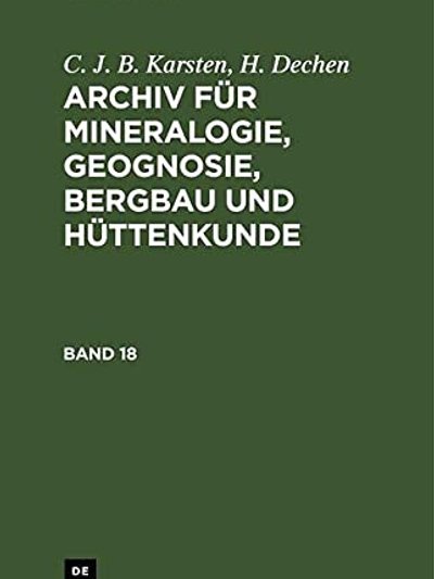 C. J. B. Karsten; H. Dechen
