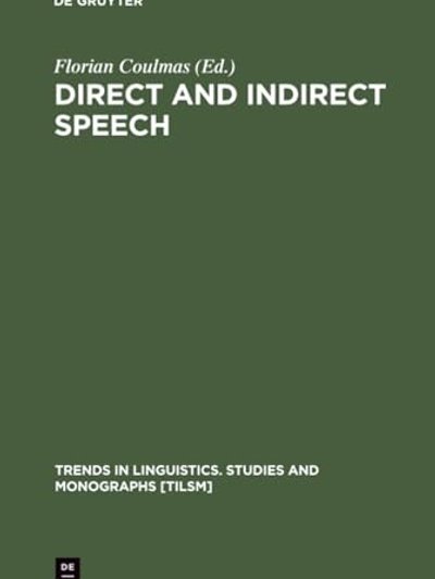 Direct and indirect speech