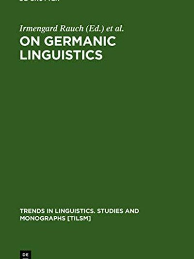 On Germanic linguistics