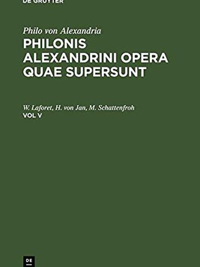 Philo Von Alexandria